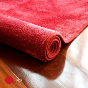 พรมสีพื้น Red