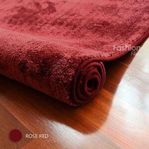 พรมสีพื้น Rose Red